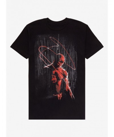 Marvel Daredevil Rain Boyfriend Fit Girls T-Shirt $3.60 T-Shirts