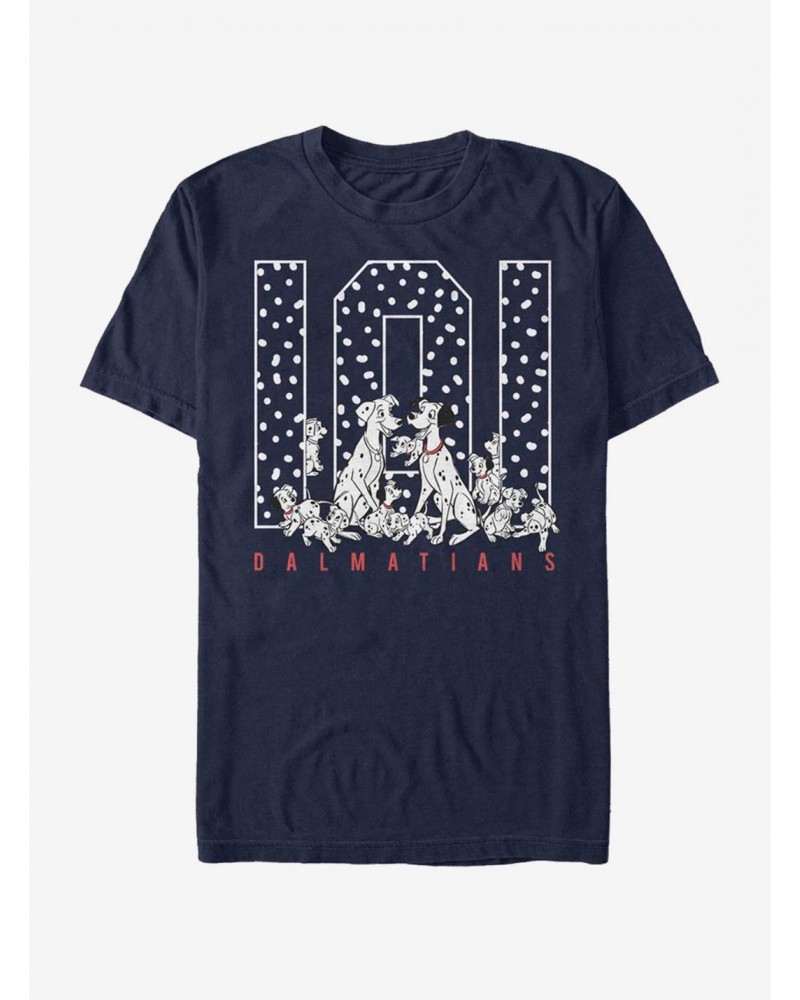 Disney 101 Dalmatians Spotty Logo T-Shirt $6.21 T-Shirts