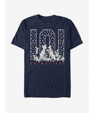 Disney 101 Dalmatians Spotty Logo T-Shirt $6.21 T-Shirts