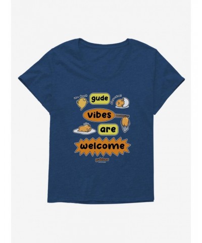 Gudetama Gude Vibes Girls T-Shirt Plus Size $9.94 T-Shirts