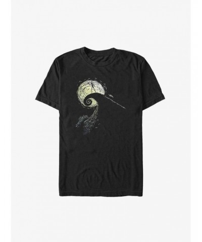 Disney The Nightmare Before Christmas Spiral Hill Jack Big & Tall T-Shirt $11.00 T-Shirts