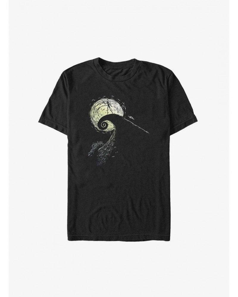 Disney The Nightmare Before Christmas Spiral Hill Jack Big & Tall T-Shirt $11.00 T-Shirts