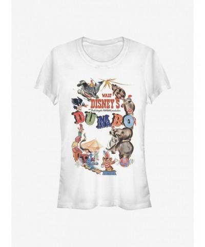 Disney Dumbo Theatrical Poster Girls T-Shirt $10.96 T-Shirts