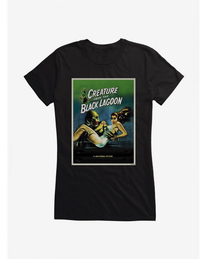 Creature From The Black Lagoon Universal Picture Poster Girls T-Shirt $11.70 T-Shirts