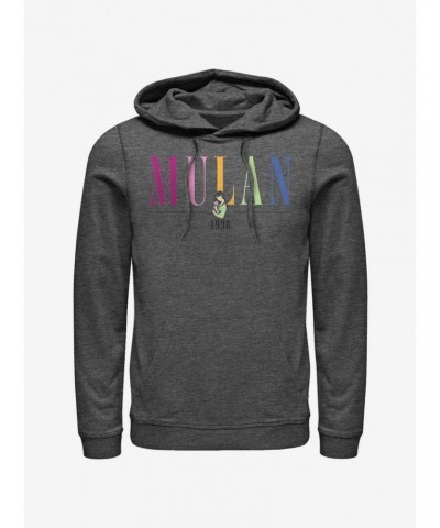 Disney Mulan Colorful Title Hoodie $13.29 Hoodies