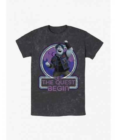 Disney Pixar Onward Begin Quest Mineral Wash T-Shirt $5.80 T-Shirts