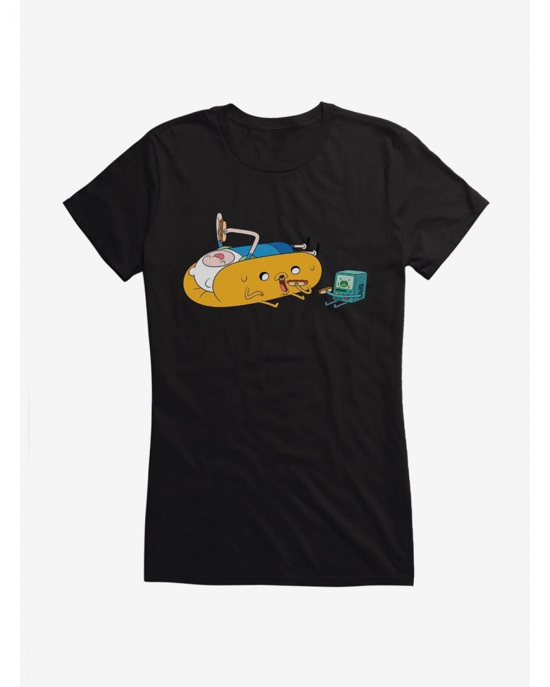 Adventure Time Hot Dogs Girls T-Shirt $8.76 T-Shirts