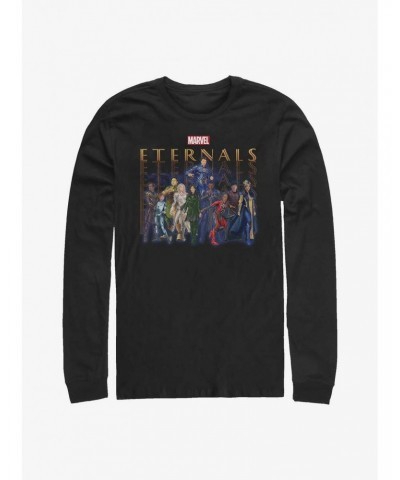 Marvel Eternals Group Repeating Long-Sleeve T-Shirt $10.26 T-Shirts