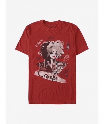 Disney Cruella Artsy Cruella T-Shirt $11.71 T-Shirts