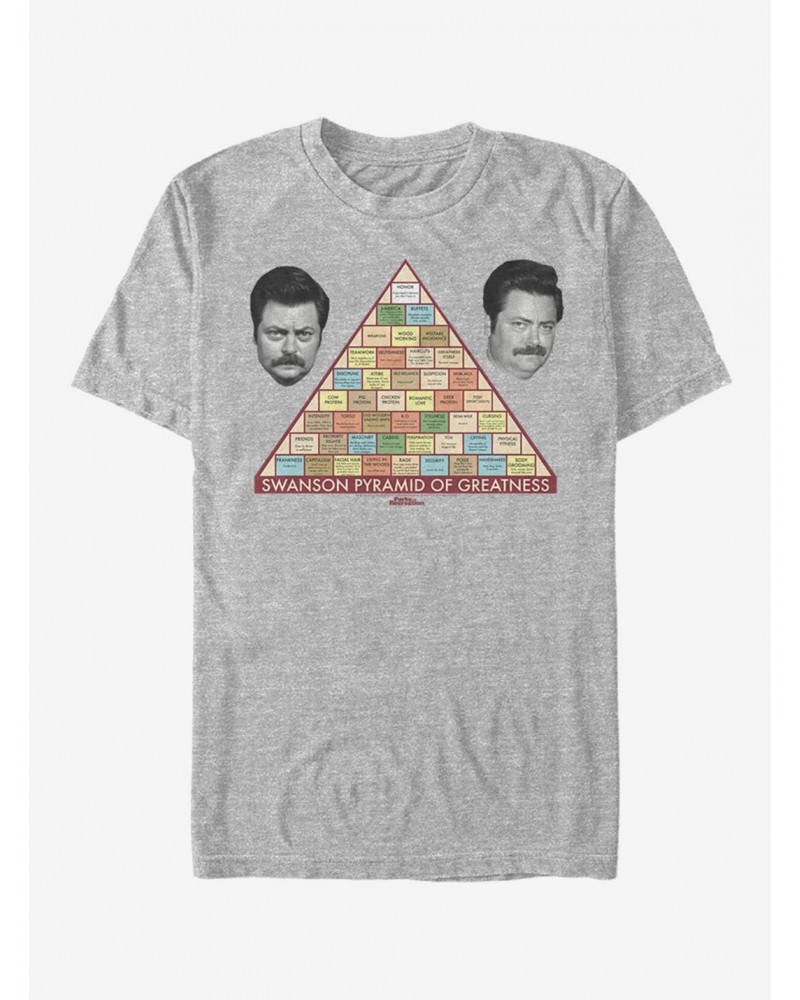 Parks & Recreation Pyramid of Greatness T-Shirt $5.35 T-Shirts