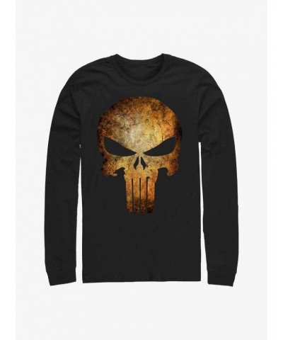 Marvel The Punisher Skull Long-Sleeve T-Shirt $10.26 T-Shirts