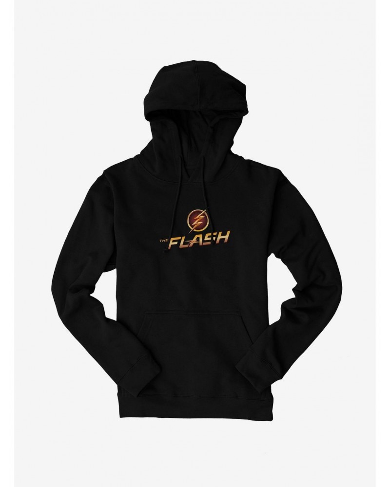 DC Comics The Flash Name Logo Bolt Hoodie $12.21 Hoodies