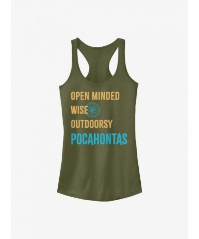 Disney Pocahontas List Girls Tank $6.37 Tanks