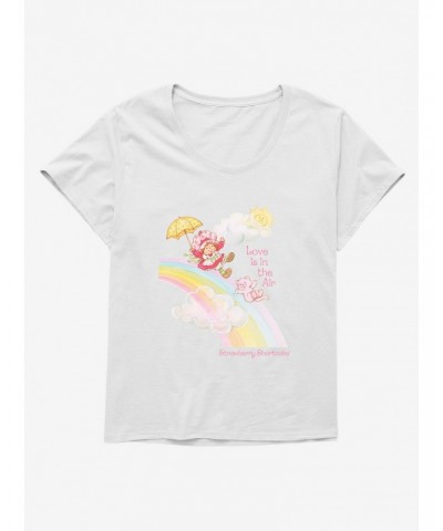 Strawberry Shortcake Love Is In The Air Girls T-Shirt Plus Size $10.05 T-Shirts