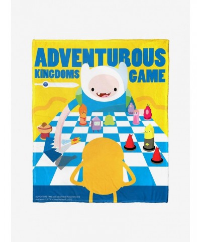 Adventure Time Adventurous Kingdoms Throw Blanket $19.77 Blankets