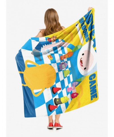 Adventure Time Adventurous Kingdoms Throw Blanket $19.77 Blankets