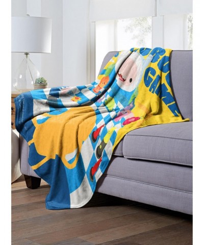 Adventure Time Adventurous Kingdoms Throw Blanket $19.77 Blankets