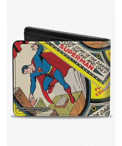 DC Comics Classic Superman 1 Flying Cover Pose Bifold Wallet $8.99 Wallets