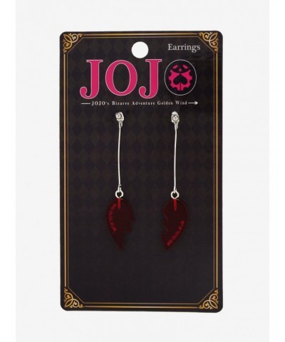 JoJo's Bizarre Adventure: Golden Wind Polnareff Heart Drop Earrings $3.03 Earrings