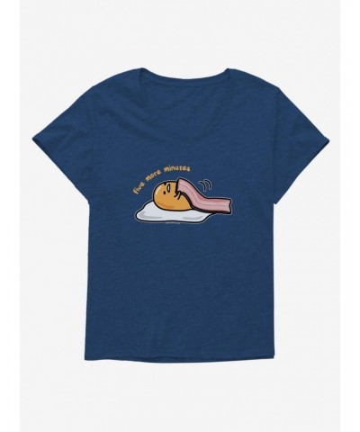 Gudetama Five More Minutes Girls T-Shirt Plus Size $9.94 T-Shirts