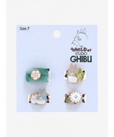 Her Universe Studio Ghibli My Neighbor Totoro Floral Ring Set $6.32 Ring Set