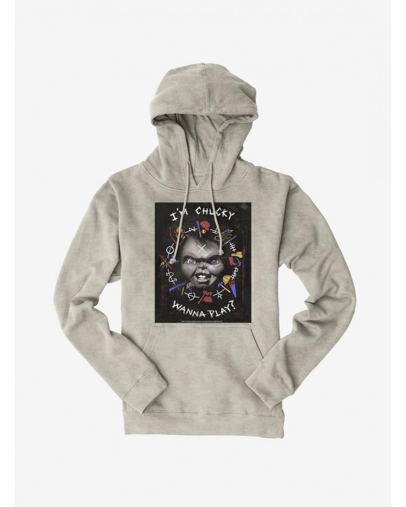 Chucky Wanna Play Hoodie $13.47 Hoodies