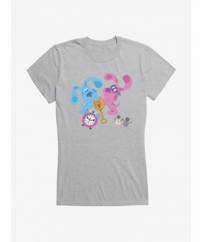 Blue's Clues Playful Group Girls T-Shirt $9.46 T-Shirts