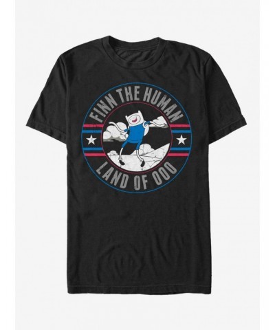 Adventure Time Finn The Human Land of Ooo T-Shirt $10.04 T-Shirts