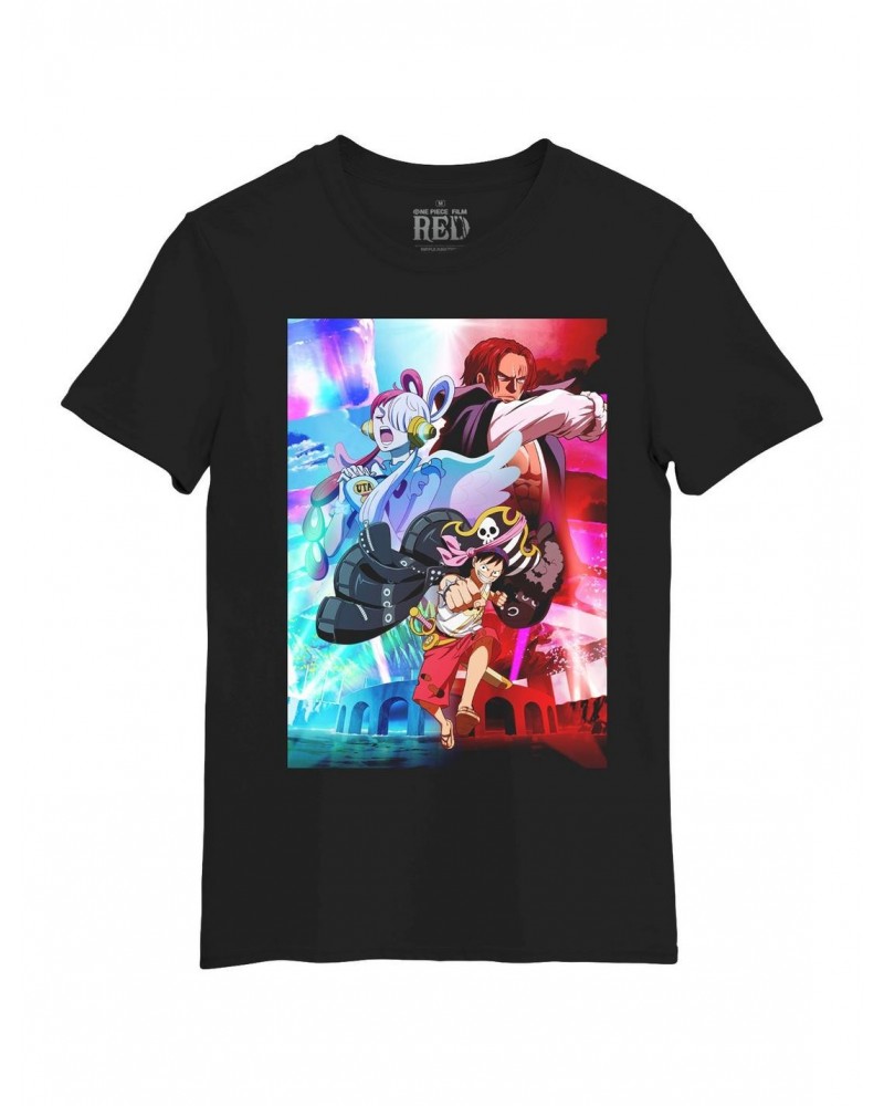 One Piece Film: Red Trio Collage T-Shirt $7.49 T-Shirts