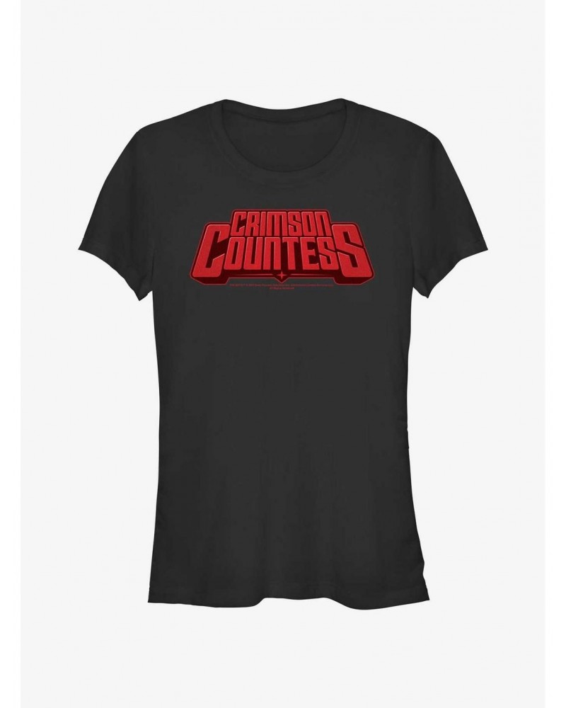 The Boys Crimson Countess Logo Girls T-Shirt $7.93 T-Shirts