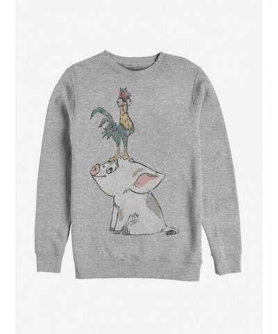 Disney Moana Hei Hei On Pua Sweatshirt $10.04 Sweatshirts