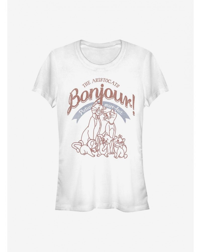 Disney The Aristocats Vintage Cats Girls T-Shirt $10.96 T-Shirts