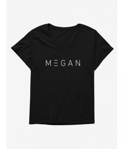 M3GAN Title Logo Girls T-Shirt Plus Size $10.76 T-Shirts