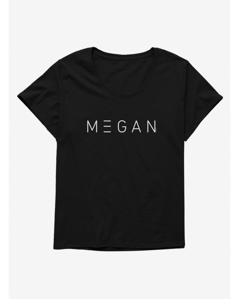 M3GAN Title Logo Girls T-Shirt Plus Size $10.76 T-Shirts