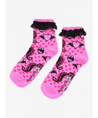 Monster High Frankie Stein Studded Ankle Socks $3.06 Socks