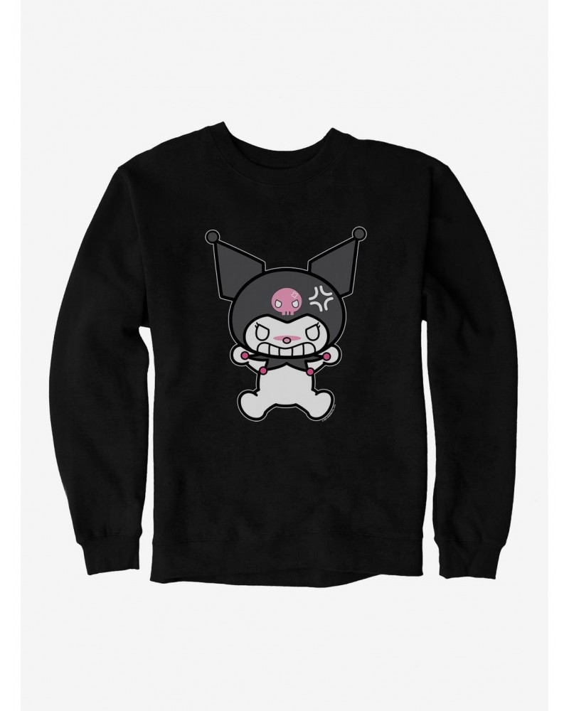 Kuromi Angry Grin Sweatshirt $13.28 Sweatshirts