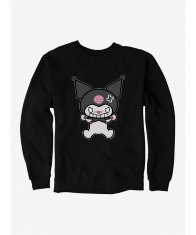 Kuromi Angry Grin Sweatshirt $13.28 Sweatshirts