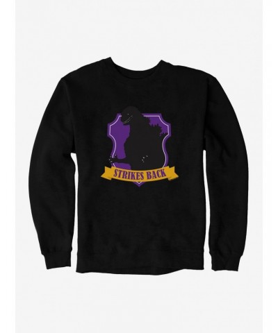 Godzilla Purple Badge Sweatshirt $14.46 Sweatshirts