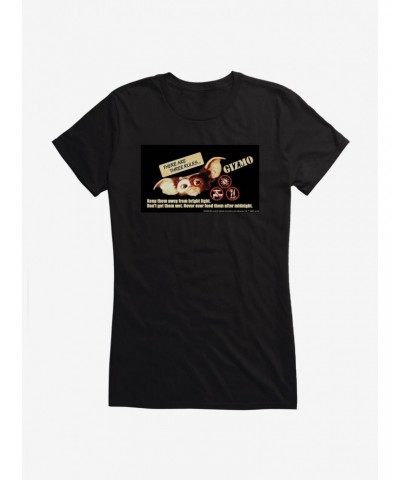 Gremlins Gizmo Rules To Follow Girls T-Shirt $8.57 T-Shirts