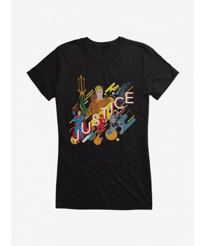 DC Comics Justice League Vintage Unite Girls T-Shirt $5.98 T-Shirts