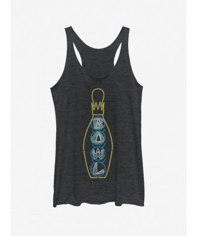 Bowling Neon Light Print Girls Tank $6.84 Tanks