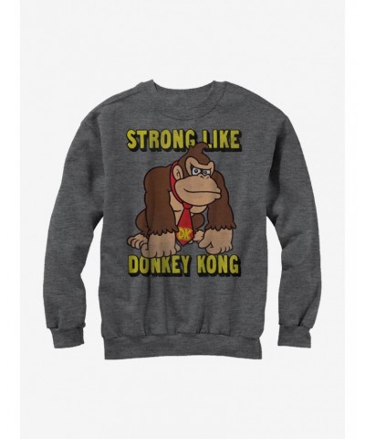 Nintendo Strong Like Donkey Kong Sweatshirt $16.61 Sweatshirts