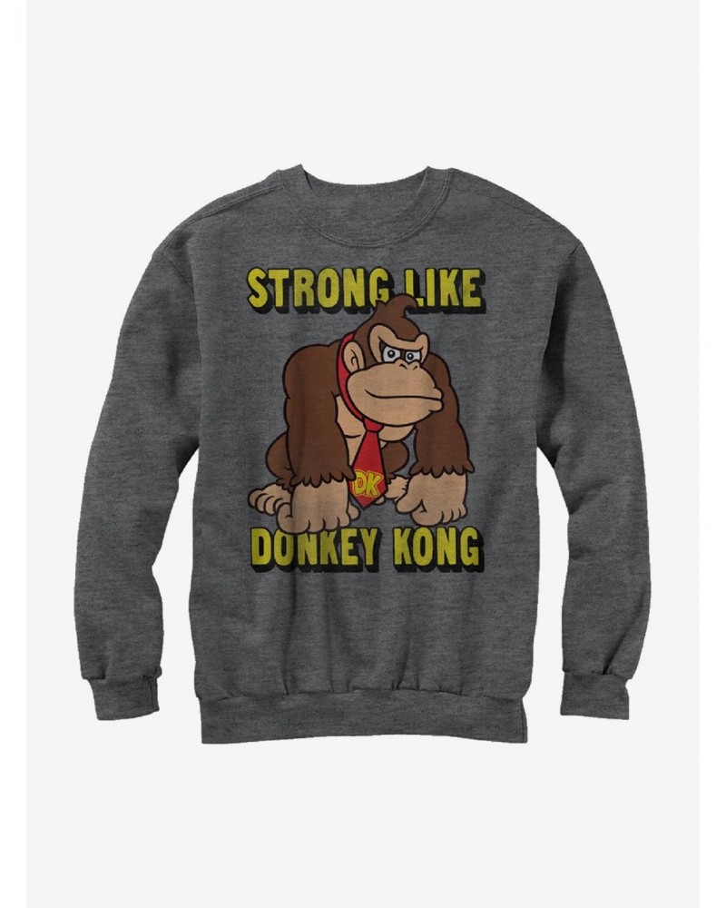 Nintendo Strong Like Donkey Kong Sweatshirt $16.61 Sweatshirts