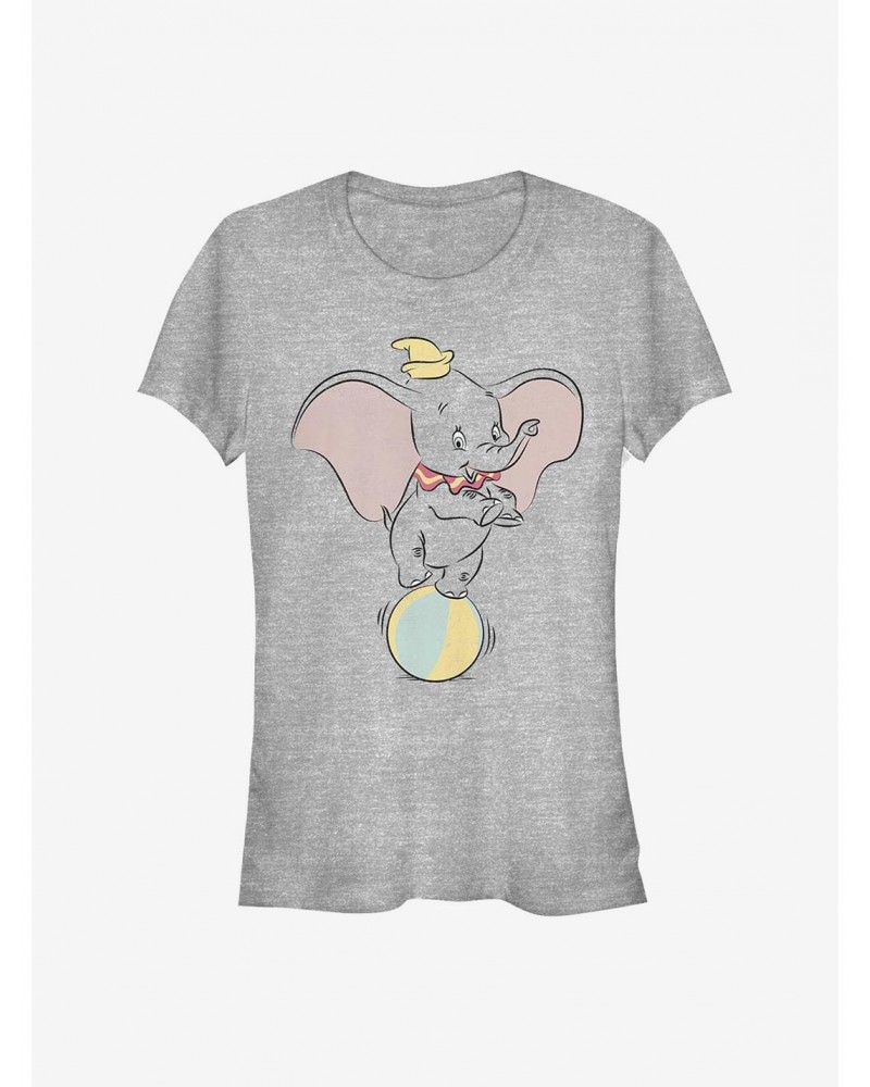 Disney Dumbo Ball Pose Girls T-Shirt $10.21 T-Shirts