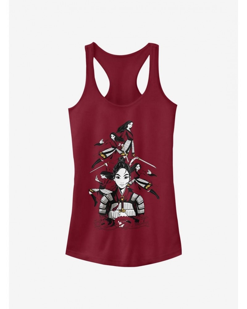 Disney Mulan Mulan Poses Girls Tank $9.36 Tanks