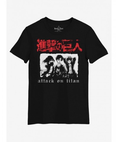 Attack On Titan Trio T-Shirt $5.68 T-Shirts