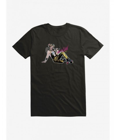 DC Comics Birds Of Prey Harley Quinn Hammer Pose T-Shirt $8.99 T-Shirts