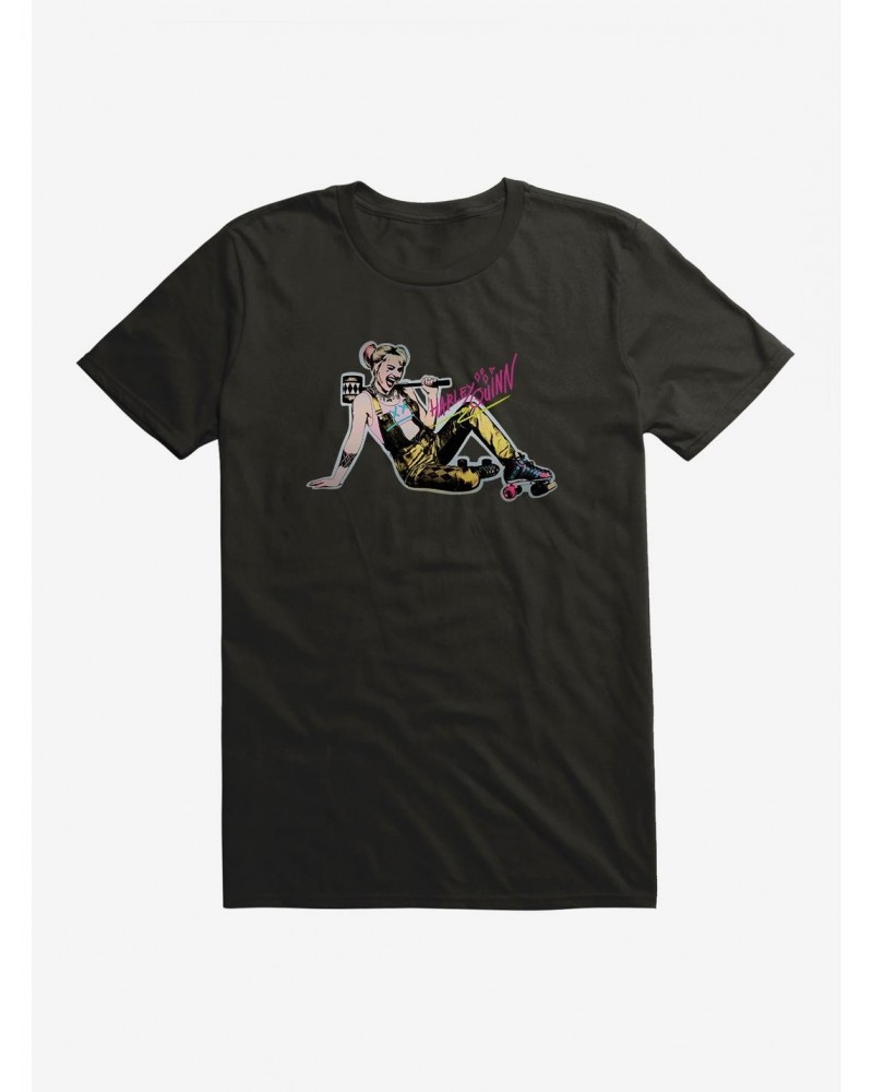 DC Comics Birds Of Prey Harley Quinn Hammer Pose T-Shirt $8.99 T-Shirts