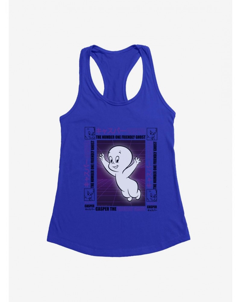 Casper The Friendly Ghost Virtual Raver Number One Girls Tank $12.20 Tanks