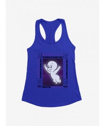 Casper The Friendly Ghost Virtual Raver Number One Girls Tank $12.20 Tanks